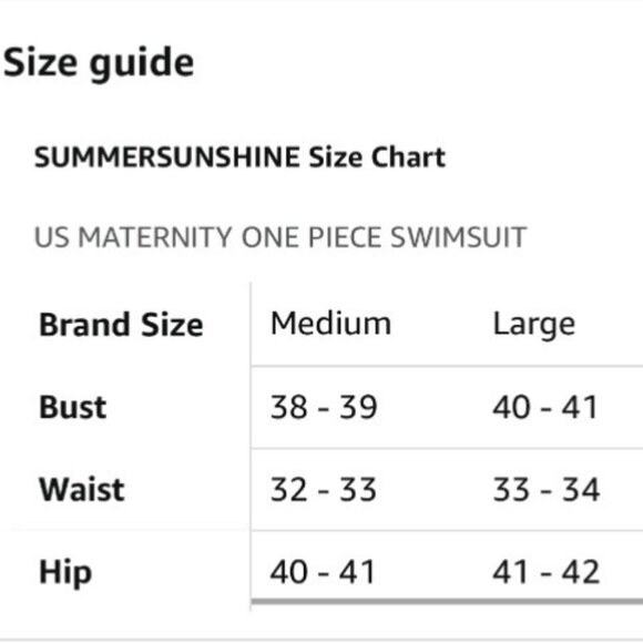 Summersunshine Maternity Swimsuit Women M Black 1 Piece Twist Front Ruched UPF50 - Picture 8 of 8